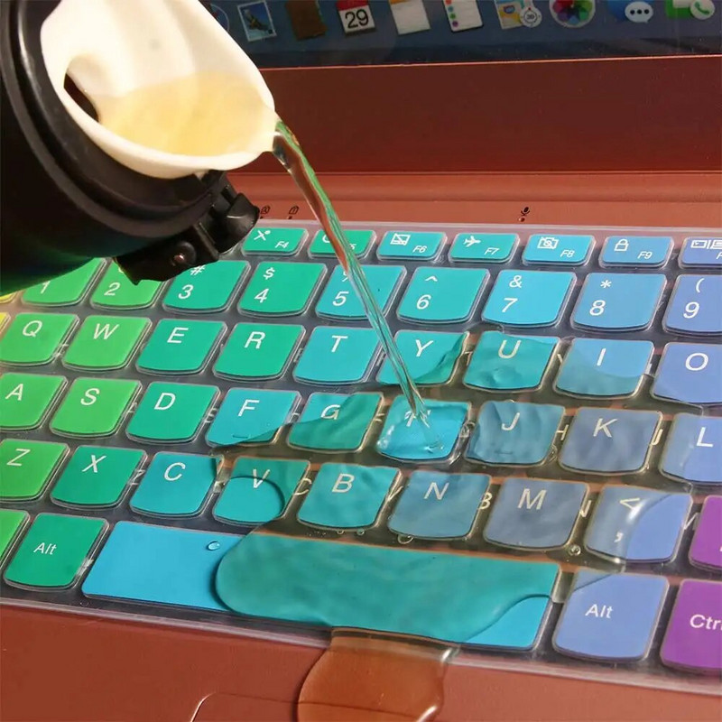 Skirta Lenovo Ideapad S340 S430 S340-15WL S340-15api 15.6 In Notebook Klaviatūros dangtelio dangtelis Apsauga Silikoninė medžiaga Atspari dulkėms