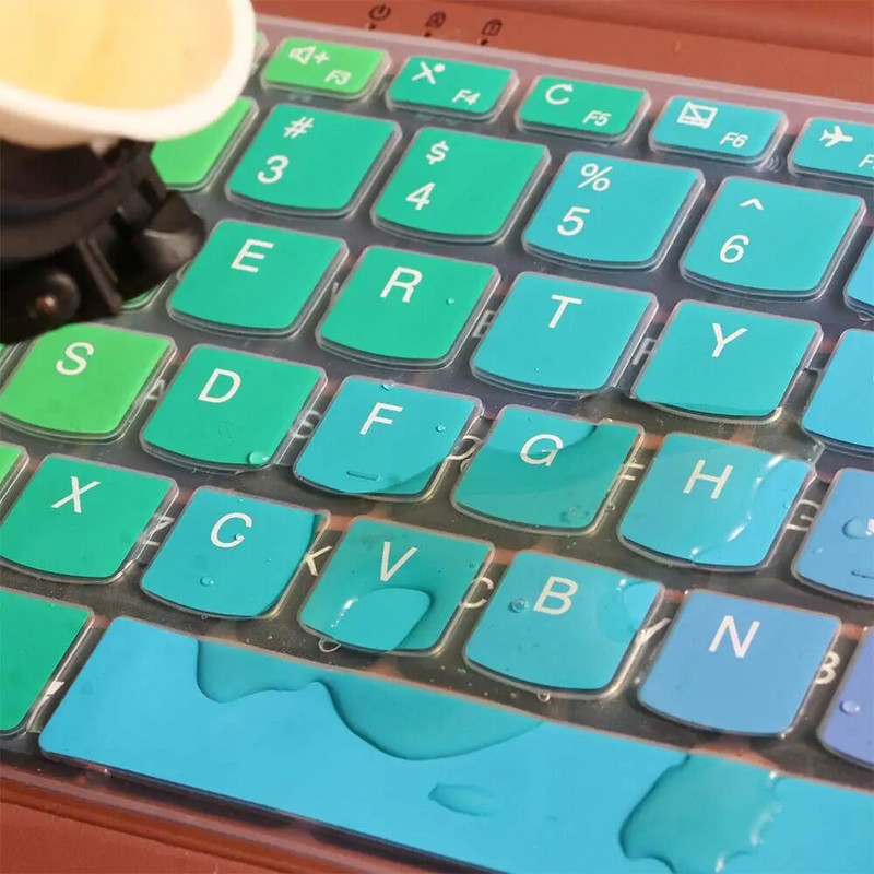 Skirta Lenovo Ideapad S340 S430 S340-15WL S340-15api 15.6 In Notebook Klaviatūros dangtelio dangtelis Apsauga Silikoninė medžiaga Atspari dulkėms