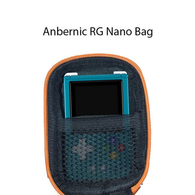 Чанта за носене на Anbernic RG Nano 1,54-инчов екран Mini Handheld Game Player Portable Case Protection Retro Video Game Console