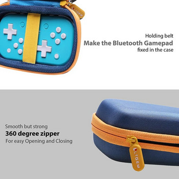 LTGEM EVA твърд калъф за 8BitDo Lite 2 Bluetooth геймпад Чанта за съхранение при пътуване