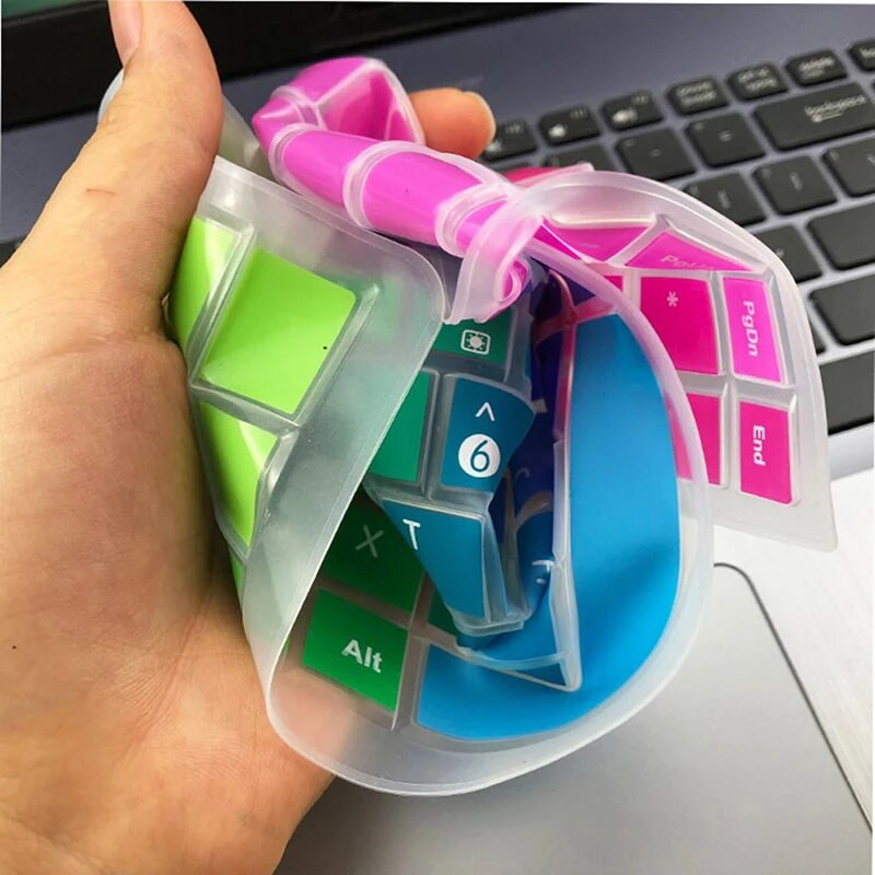 Capac pentru tastatură pentru laptop, notebook, 14 inchi/15,6 inchi, protector din silicon pentru Lenovo IdeaPad 340C 330C 320 310S 510S rezistent la apă