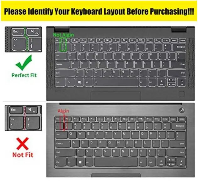 Laptop din silicon pentru Lenovo V14 Gen 2 V14 G2 ITL，V14 G2 ALC，2021； V14 G3 IAP，2022 K14 GEN 1 Tastatură Protector SKIN
