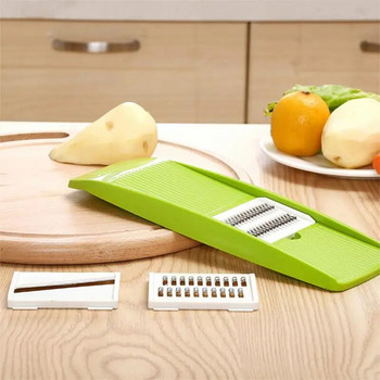 Τρίφτης λαχανικών μαντολίνας Τρίφτης καρότου Κορεάτικου λάχανου Επεξεργασίες τροφίμων Χειροκίνητος κόφτης Αξεσουάρ κουζίνας Εργαλεία με 3 λεπίδες