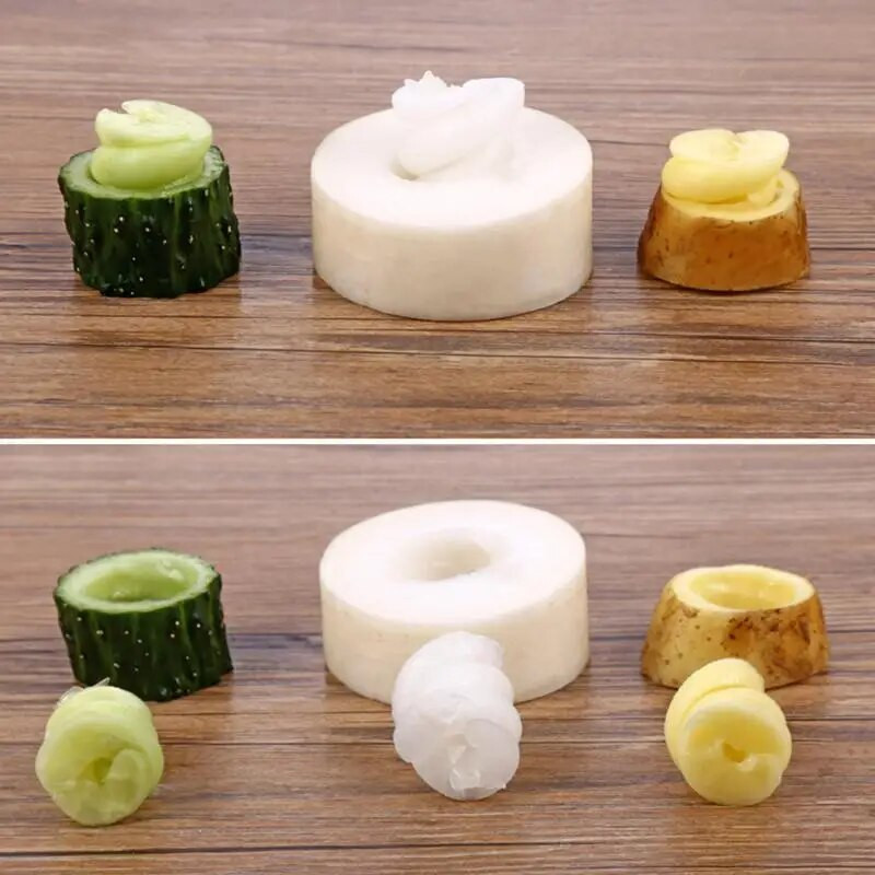 Daržovių spiralinis peilis bulvėms morkoms agurkams plieninės vielos spiralizatoriaus sukimosi mašina Sraigtinis pjaustyklės virtuvės drožimo įrankiai