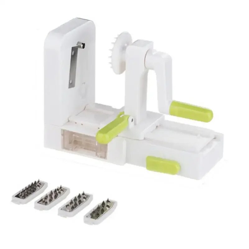 Tăiător de legume de bucătărie, pliabil, manivelă, rotativă, multifuncțională, mandolină, ceapă, morcovi, răzătoare, tocător de tăiței