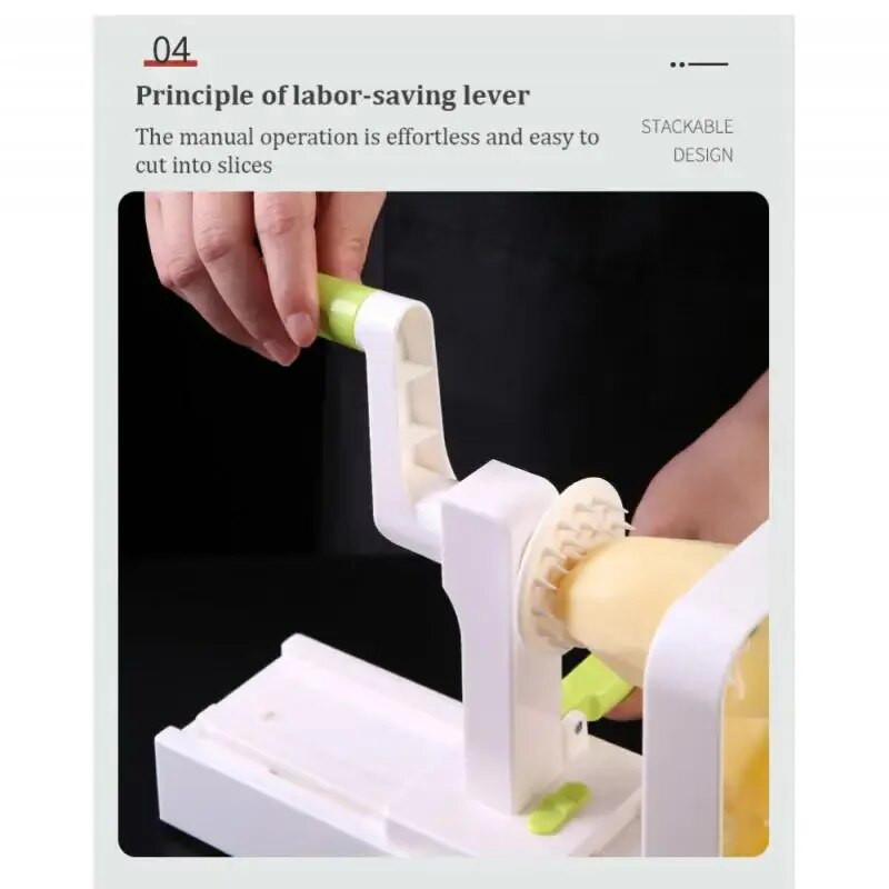 Tăiător de legume de bucătărie, pliabil, manivelă, rotativă, multifuncțională, mandolină, ceapă, morcovi, răzătoare, tocător de tăiței