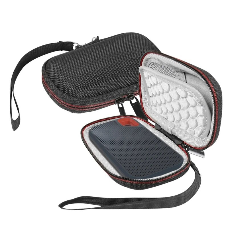 Patvarūs kietieji dėklai Dėžutės laikymo krepšelių maišelis, skirtas SanDisk E60 SSD krepšiams kietojo disko maišelis Apsauginiai krepšiai Priedai