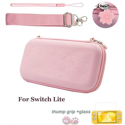 „Nintendo Switch Case Bag“ mielas rožinis „Sakura Nintend Switch Lite“ dėklo krepšys „Nintendoswitch“ dangtelis, nešiojamasis maišelis