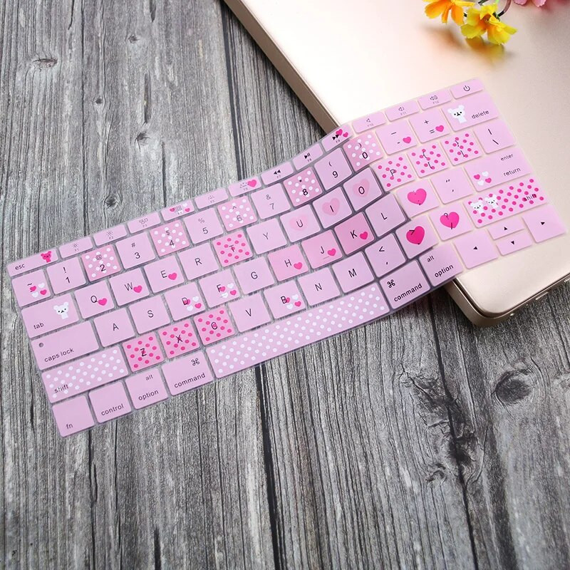 Silikoonist klaviatuuri katte kaitseümbris MacBook Pro 13-tollisele 2019 2018 2017 A1708 ilma puuteriba MacBook 12 tollile A1534 jaoks