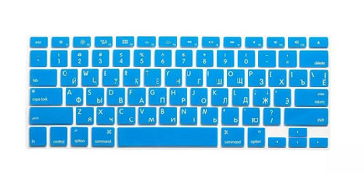 JAV versija Russian Letters Klaviatūros apsauga Macbook Air Pro Retina 13 15 17 A1466 A1502 A1369 A1278 A1398 A1286 A1425