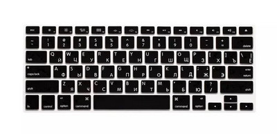 JAV versija Russian Letters Klaviatūros apsauga Macbook Air Pro Retina 13 15 17 A1466 A1502 A1369 A1278 A1398 A1286 A1425