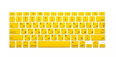 JAV versija Russian Letters Klaviatūros apsauga Macbook Air Pro Retina 13 15 17 A1466 A1502 A1369 A1278 A1398 A1286 A1425