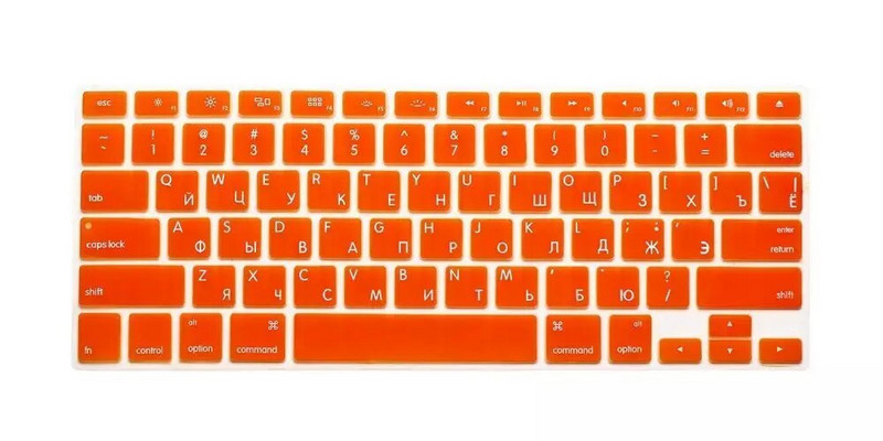 USA versioon Russian Letters Klaviatuurikaitse Macbook Air Pro Retina jaoks 13 15 17 A1466 A1502 A1369 A1278 A1398 A1286 A1425
