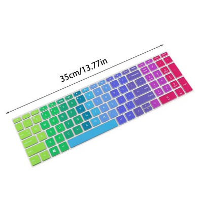 15.6 Silikoonist eemaldatavad värvilised klaviatuuri kaitsekatted Veekindlad tolmukindlad klaviatuurikaitse kleebiskile 15-CC707TX jaoks