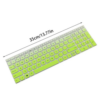 15.6 Silikoonist eemaldatavad värvilised klaviatuuri kaitsekatted Veekindlad tolmukindlad klaviatuurikaitse kleebiskile 15-CC707TX jaoks