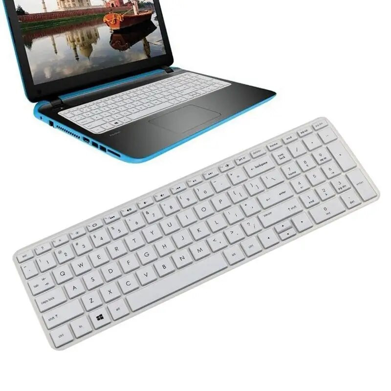 15.6 Silikonske uklonjive šarene zaštitne navlake za tipkovnicu Vodootporne na prašinu Zaštitna folija za tipkovnicu Naljepnica za 15-CC707TX