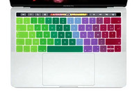ES prancūzų kalba AZERTY klaviatūros dangtelis skirtas Macbook NEW Pro 13 15 TOUCHBAR 2016 2018 Modeliai A1706 A1707 A1989 A1990 A2159