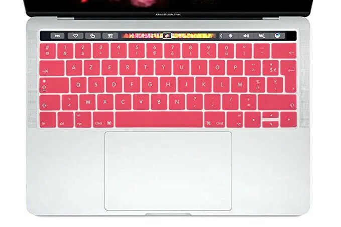 Kryt klávesnice AZERTY s francúzskym jazykom pre Macbook NOVÝ Pro 13 15 TOUCHBAR 2016 2018 modely A1706 A1707 A1989 A1990 A2159