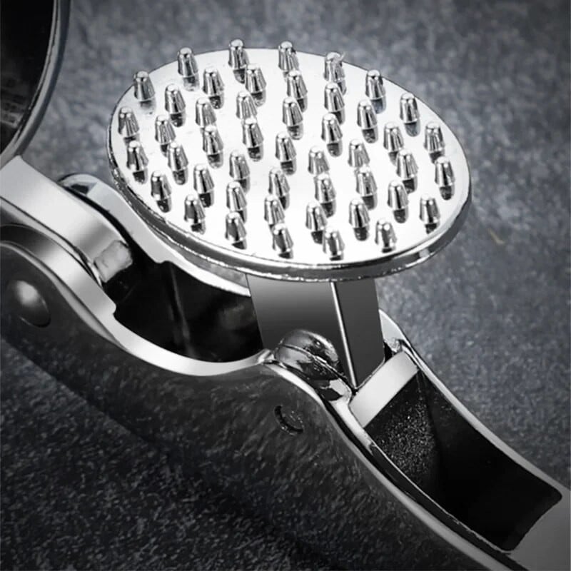 Presă de usturoi din aliaj de zinc Mașină de piure de usturoi Concasor de usturoi de mână Concasor de ghimbir pentru gătit Unelte de bucătărie