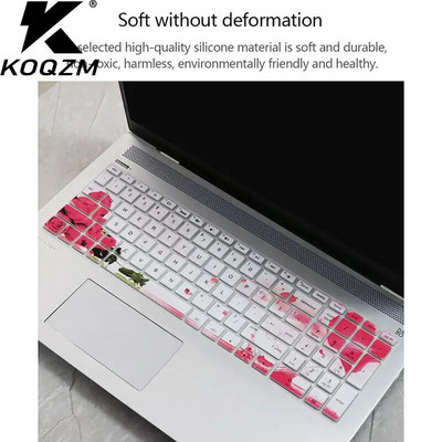 15,6-tolline silikoonist sülearvuti sülearvuti klaviatuuri katte kaitsekile HP Pavilion 250 G8 G7 G6 250 G7 255 G7 G6 256 G6 258 G7 jaoks