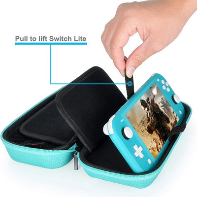 НОВ EVA калъф за носене за Nintendo Switch Lite чанта за съхранение Пътна преносима торбичка Защитен калъф Капак за конзола Switch Lite