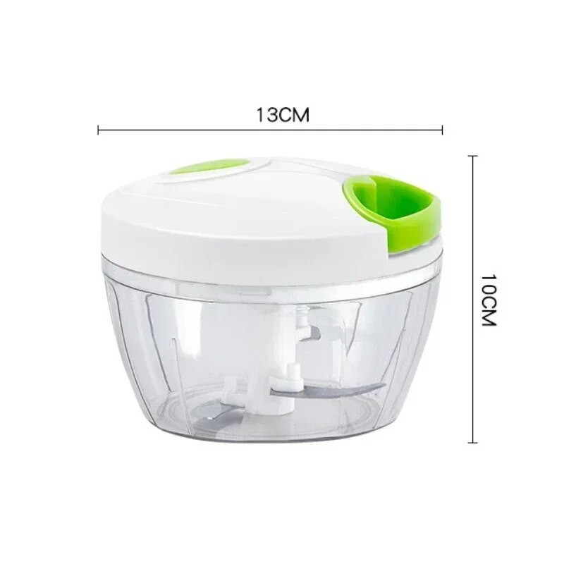 1vnt Mini rankinis maisto smulkintuvas Lupimas česnakas pipiras mėsos smulkintuvas Daugiafunkcis virtuvės viryklė Virtuvės priedai