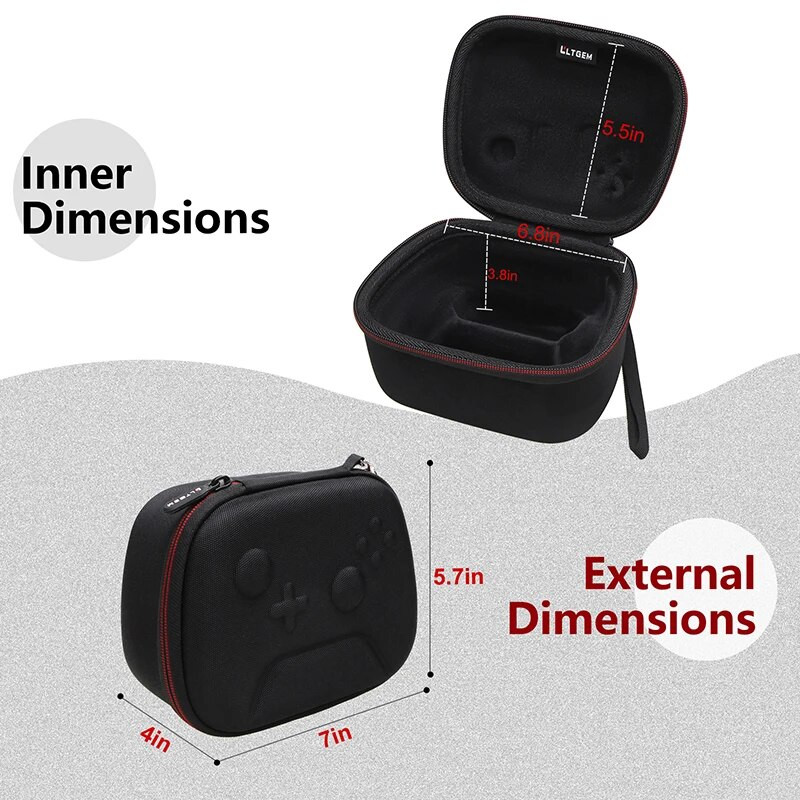 EVA kõvaümbris 8Bitdo Ultimate Bluetooth-kontrolleri kaitsva kandekoti jaoks (ainult ümbris)