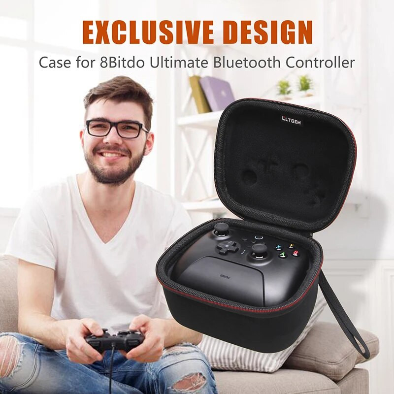 EVA kõvaümbris 8Bitdo Ultimate Bluetooth-kontrolleri kaitsva kandekoti jaoks (ainult ümbris)