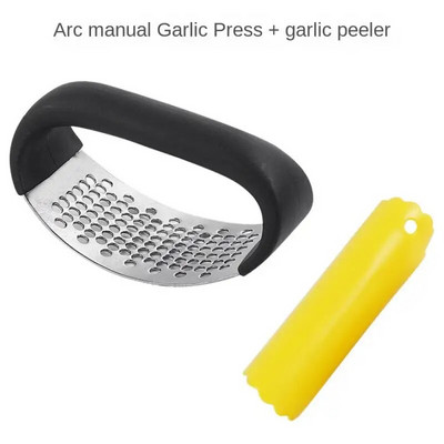 Preša za češnjak od nehrđajućeg čelika Ručna drobilica za češnjak Alat za sjeckanje češnjaka Alati za voće i povrće Kuhinjski pribor Gadget