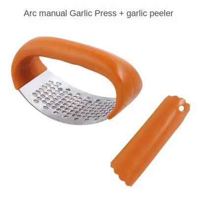Preša za češnjak od nehrđajućeg čelika Ručna drobilica za češnjak Alat za sjeckanje češnjaka Alati za voće i povrće Kuhinjski pribor Gadget