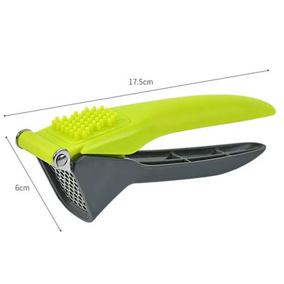 Presă de usturoi Concasor Tocator bucătărie Oțel inoxidabil Storcator de usturoi Presă manuală Instrument de măcinat Accesorii pentru bucătărie