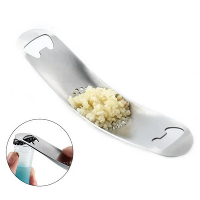 Presă de usturoi Concasor Tocator bucătărie Oțel inoxidabil Storcator de usturoi Presă manuală Instrument de măcinat Accesorii pentru bucătărie