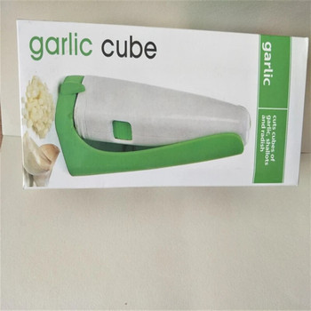 Garlic Cutter Magic Garlic Cube Cutter Squeeze Garlic Cuber Press Chopper Slicer - Πλένεται στο πλυντήριο πιάτων - Garlic Grip