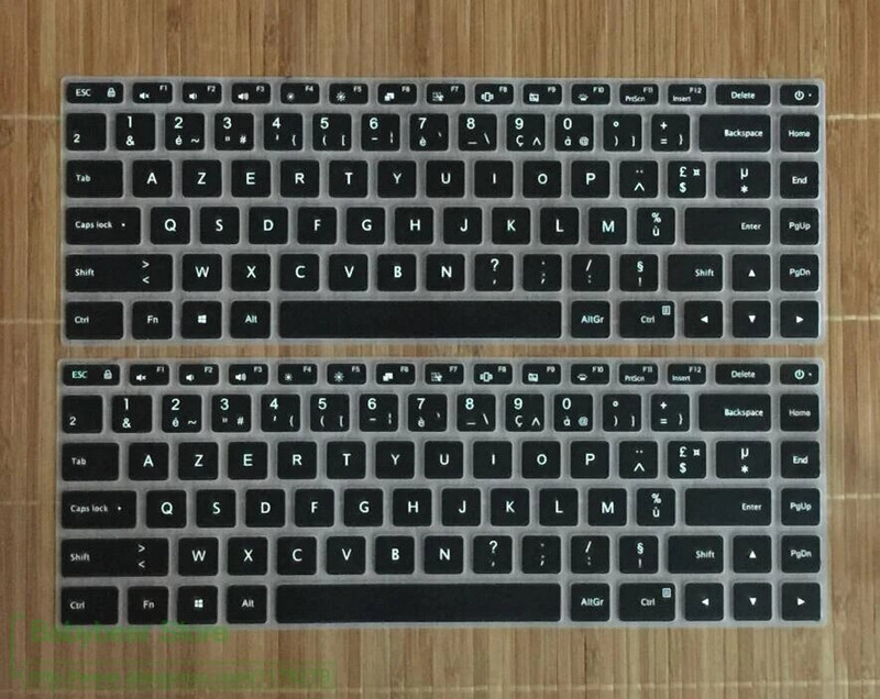 French français clavier azerty, skirtas Xiaomi RedmiBook 15E 2023 / Mi Notebook 15 Pro 2020 / Redmi book 16 2021 nešiojamojo kompiuterio klaviatūros dangtelis