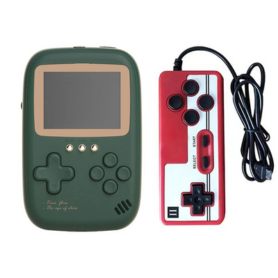 Dvigubas USB mini nešiojamas retro rankinis žaidimų konsolė Power Bank 10000Mah 500 in 1
