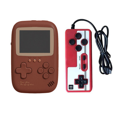 Dvigubas USB mini nešiojamas retro rankinis žaidimų konsolė Power Bank 10000Mah 500 in 1