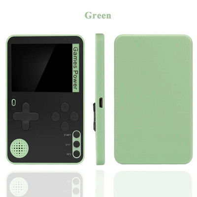 Handheld Game Console 500 Classic Games LCD nešiojama retro vaizdo mini žaidimų konsolė, įkraunama puiki dovana vaikams ir suaugusiems