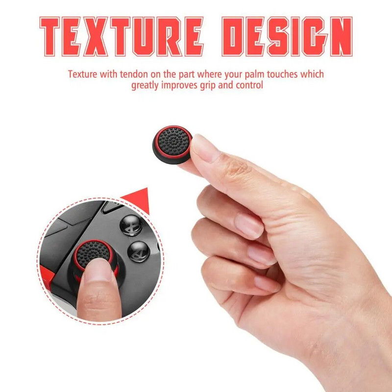 4BUC/10BUC Joystick analogic din silicon anti-alunecare Thumbstick Thumb Stick Capace de prindere Carcase pentru PS3 PS4 PS5 Xbox One Xbox 360 Controller