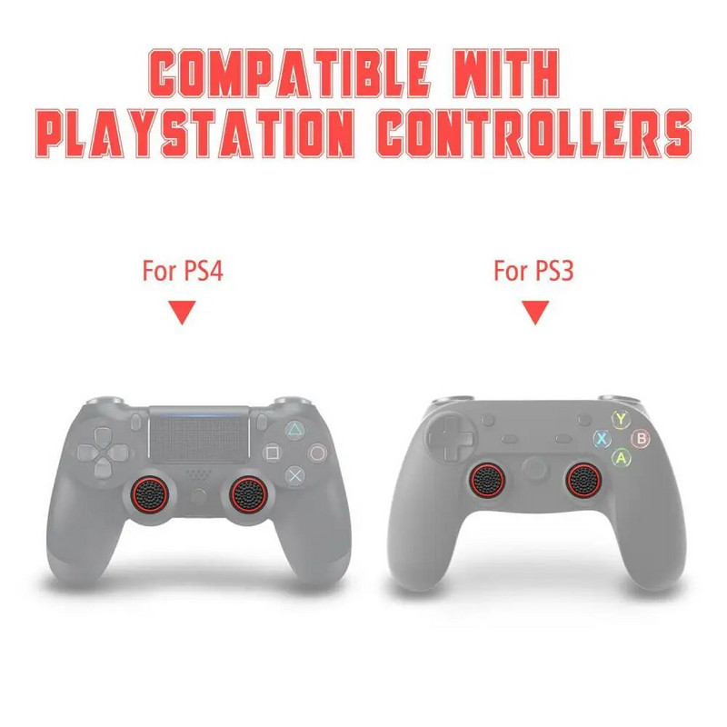4BUC/10BUC Joystick analogic din silicon anti-alunecare Thumbstick Thumb Stick Capace de prindere Carcase pentru PS3 PS4 PS5 Xbox One Xbox 360 Controller