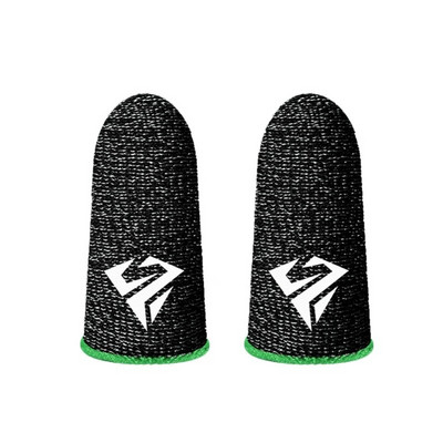 2 vnt. mobiliesiems žaidimams skirtos pirštų galiukų pirštinės, atsparios prakaitui, neslystantis jutiklinis ekranas pirštų rankovės, kvėpuojantis žaidimų pirštų galiukų dangtelis žaidėjui