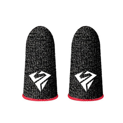 2 vnt. mobiliesiems žaidimams skirtos pirštų galiukų pirštinės, atsparios prakaitui, neslystantis jutiklinis ekranas pirštų rankovės, kvėpuojantis žaidimų pirštų galiukų dangtelis žaidėjui