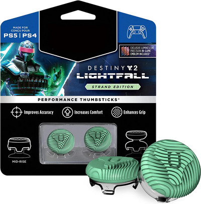 Teljesítményű hüvelykujj PS5 játékvezérlőkhez Joystick hosszabbító sapkák FPS hüvelykujj fogantyúk Playstation 5 PS4 vezérlőtartozékokhoz