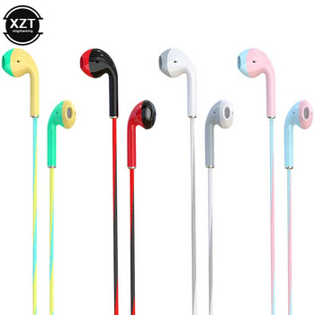 U24 Кабелни слушалки Стерео 3.5MM IN-Ear Running Music Game Шумопотискащи слушалки с микрофон за мобилен телефон Мобилен компютър PAD Лаптоп