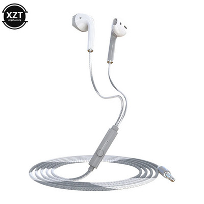 U24 laidinės ausinės, stereofoninės 3,5 mm į ausį įstatomos muzikos žaidimo triukšmo šalinimas ausinės su mikrofonu, skirtos mobiliajam telefonui, nešiojamam kompiuteriui, nešiojamam kompiuteriui
