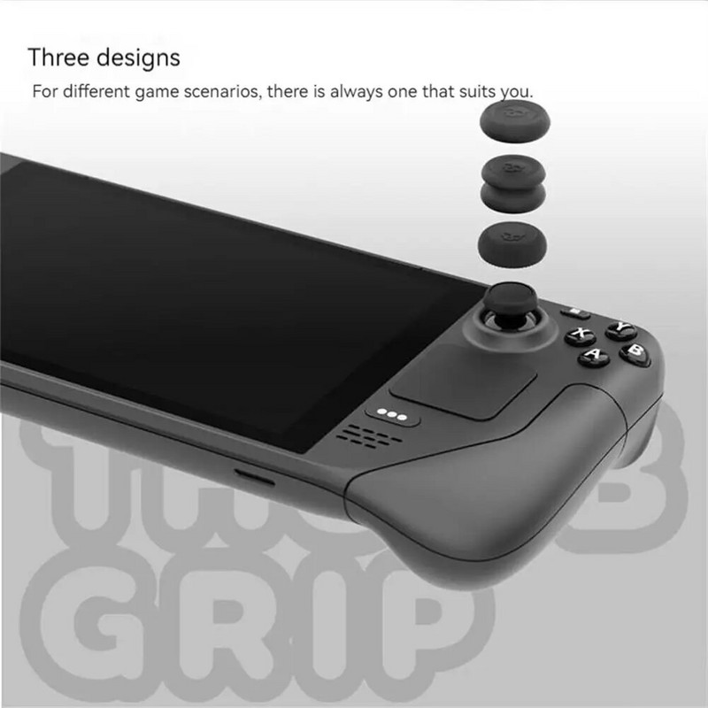 6Pcs Thumb Grip Joystick Cap za Steam Deck Fps/tps Chicken Eating Artefact Silikonski protuklizni poklopac za Thumbstick Caps Dodaci