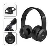 P47 belaidės „Bluetooth“ ausinės sulankstomos stereo ausinės „Super Bass“ triukšmo mažinimo mikrofonas nešiojamojo kompiuterio televizoriui