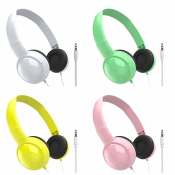 Ρυθμιζόμενα ακουστικά 3,5 χιλιοστών Παιδικά πάνω από το αυτί Stereo Headband gaming girl Δώρο για φορητό tablet