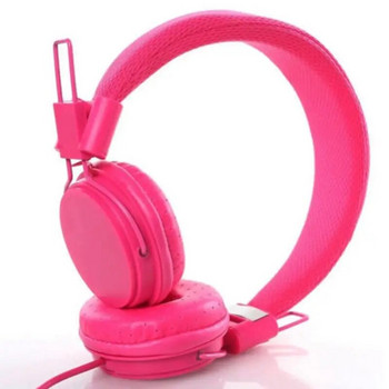 Цветни кабелни слушалки Стерео бас Детски слушалки с микрофон Музикални видео слушалки Сгъваеми преносими детски подарък