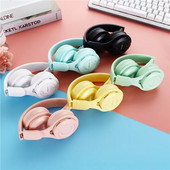 „Macaron“ ausinės vaikams belaidės „Bluetooth“ ausinės, stereofoninės, žaidimų ausinės su mikrofonu, žaidimų mergaitės dovana mobiliajam planšetiniam kompiuteriui