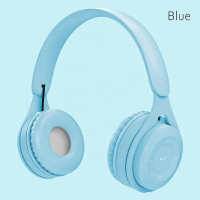 „Macaron“ ausinės vaikams belaidės „Bluetooth“ ausinės, stereofoninės, žaidimų ausinės su mikrofonu, žaidimų mergaitės dovana mobiliajam planšetiniam kompiuteriui